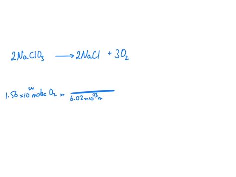 SOLVED: Sodium chlorate decomposes to form sodium chloride and oxygen gas. How many grams of ...