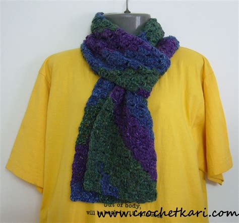 Crochetkari: Crochet C2C scarf