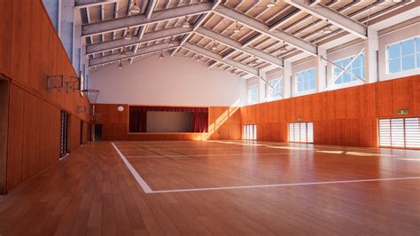 Japanese School Gym - 30+ Assets Pack：プロップ・小物 - UE マーケットプレイス