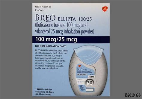 Breo Ellipta (fluticasone / vilanterol): Basics, Side Effects & Reviews