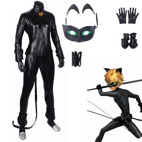 Miraculous Ladybug Cat Noir Complete Cosplay Costume For Adults | Cat ...