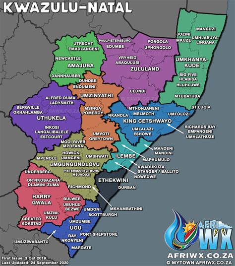 Kzn Districts Map