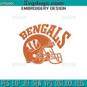 Bengals Helmet Embroidery Design File, Cincinnati Bengals Embroidery ...