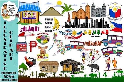 Philippines Clip Art | Philippine art, Philippine flag wallpaper, Filipino art