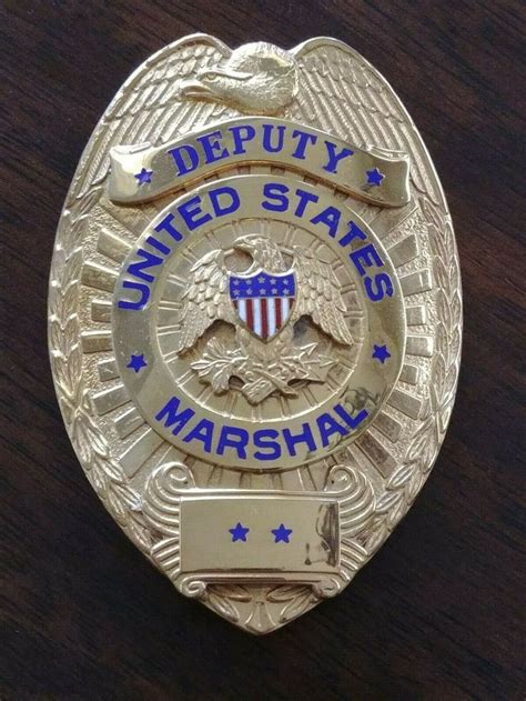 Deputy United States Marshal (Ed Jones) in 2020 | Badge, United states ...