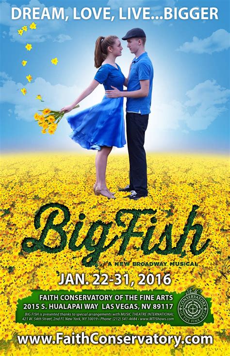 Faith Conservatory of the Fine Arts Presents - BIG FISH The Musical ...