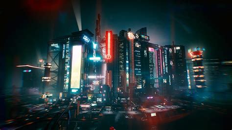 Cyberpunk 2077 view of the city, cyberpunk night city HD wallpaper | Pxfuel