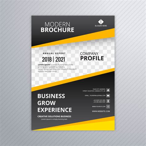 Modern business brochure template professional design illustrati 258576 Vector Art at Vecteezy