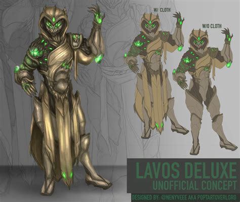 Unofficial Deluxe Skin Concept: Lavos : Warframe | Warframe concept art character design ...