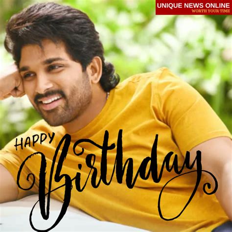 Happy Birthday Allu Arjun: Here are some Quotes, Wishes, Images ...