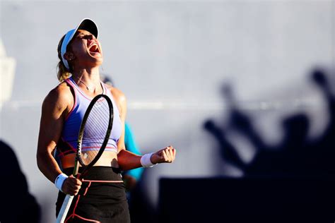 WTA San Jose: Paula Badosa saves against Elizabeth Mandlik in the quarterfinals · tennisnet.com