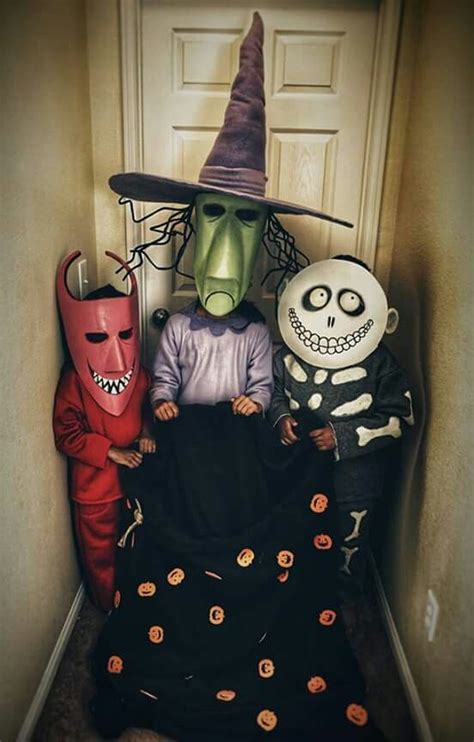 Lock, Shock, Barrel | Nightmare before christmas costume, Christmas costumes, Halloween costumes ...