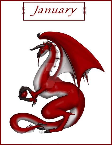 Dragon birthstone-January by Destinyfall on DeviantArt | Dragon, Cool ...