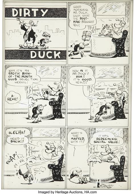 Bobby London Dirty Duck Complete 1-page Story "Erotic Book of the | Lot #92160 | Heritage Auctions