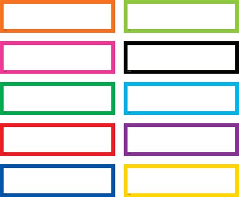 Colorful Labels - TCR20872 | Teacher Created Resources