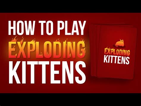 How to play Exploding Kittens - c4gamingstudio.com