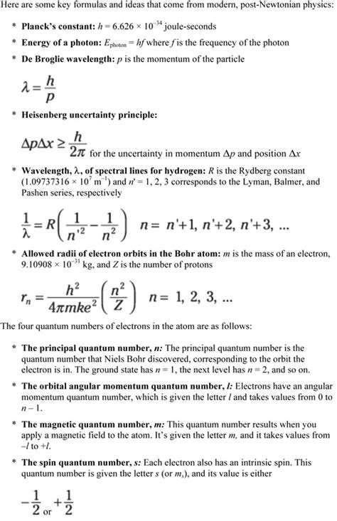 Physics II For Dummies Cheat Sheet - dummies