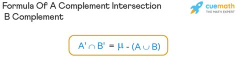 A Complement Intersection B Complement - Definition, Formula, Examples ...