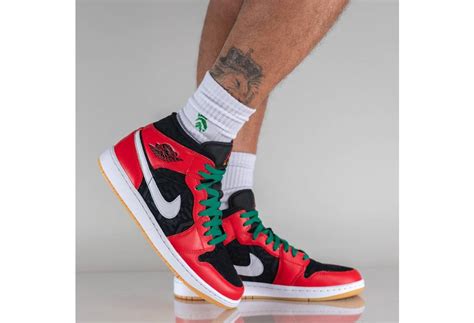 Ho ho ho! Nike Air Jordan 1 Mid “Christmas” is Coming to Town ...