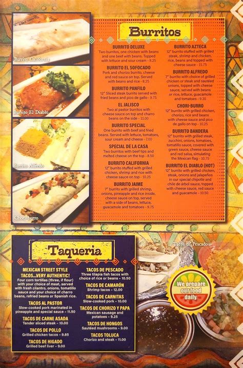 El Portal Mexican Grill menus in Morganton, North Carolina, United States