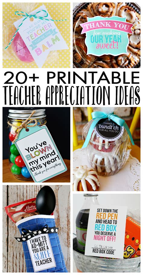 Teacher Appreciation Gifts - Eighteen25