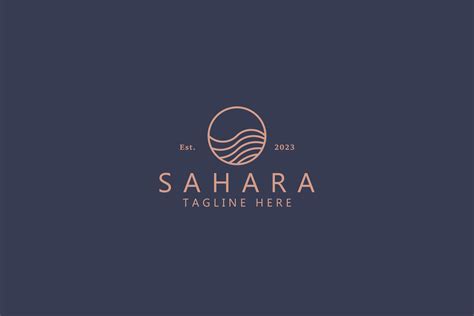 Sahara Desert Middle East Logo Graphic by captoro · Creative Fabrica