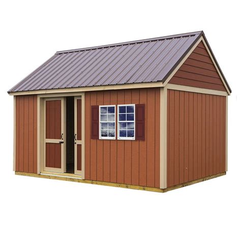 Best Barns Brookhaven 10 ft. x 16 ft. Storage Shed Kit with Floor-bhaven1016f - The Home Depot