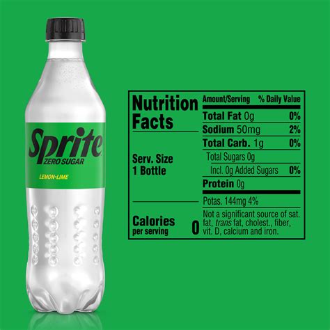 Sprite Zero Sugar Lemon Lime Soda Pop, 16.9 fl oz, 6 Pack Bottles - Walmart.com