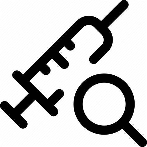 Search, injection, medical, drugs icon - Download on Iconfinder