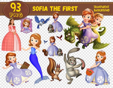 Sofia the First Clipart Sofia the First characters Sofia the | Etsy