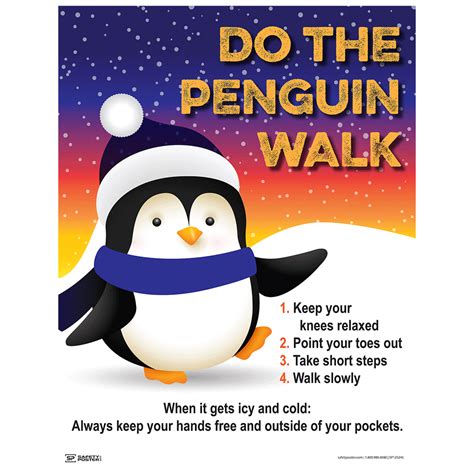 Safety Poster - Do The Penguin Walk - CS522703