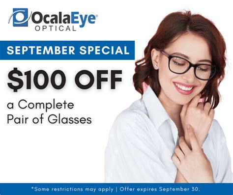 Ocala Eye Optical September 2021 specials - Ocala Eye