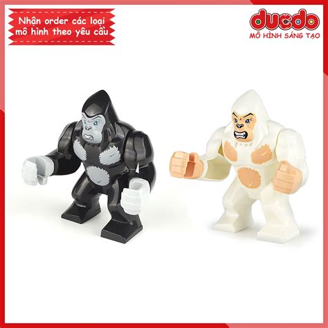 Minifigures khỉ đột King Kong - Đồ chơi Lắp ghép Xếp hình Mini Mô hình ...