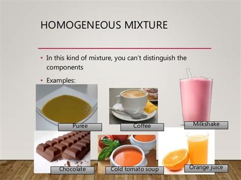 Pure substances and mixtures