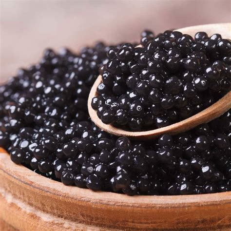 Kaluga Amur Sturgeon (Black) Caviar for Sale: 100g (3oz) 250g (8.8oz) - Buy Online at Fish&Caviar