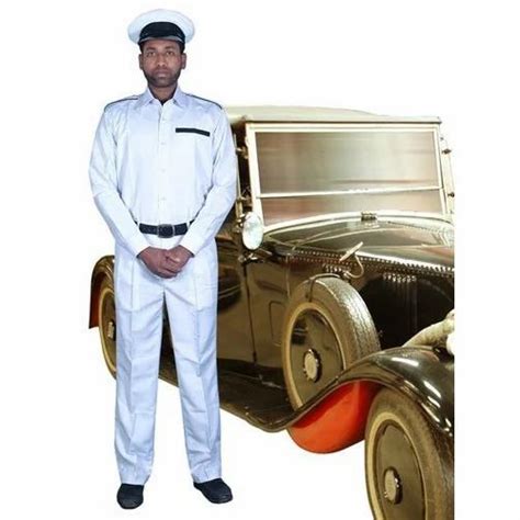 White Cotton Driver Uniform, Size: Large at Rs 549/set in Gurgaon | ID ...