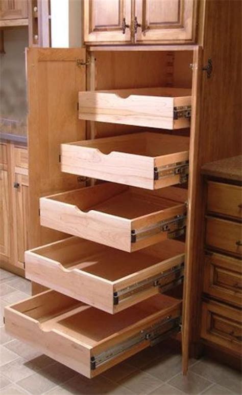 the drawers are open and ready to be used