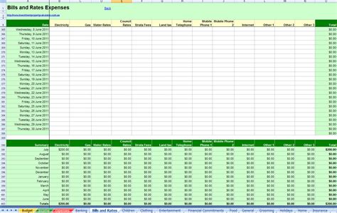 Free Comprehensive Budget Planner Spreadsheet Excel with Spreadsheet ...