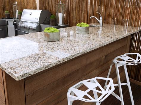 Outdoor Kitchen Granite Countertops Design — Randolph Indoor and Outdoor Design