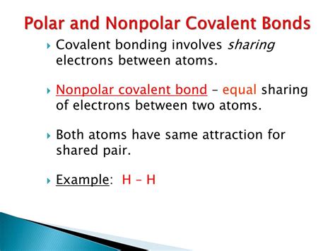 PPT - Polar and Nonpolar Covalent Bonds PowerPoint Presentation, free ...