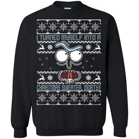 Rick And Morty - I Turned Myself Into A Xmas Sweater Morty Christmas Sweater | Christmas ...