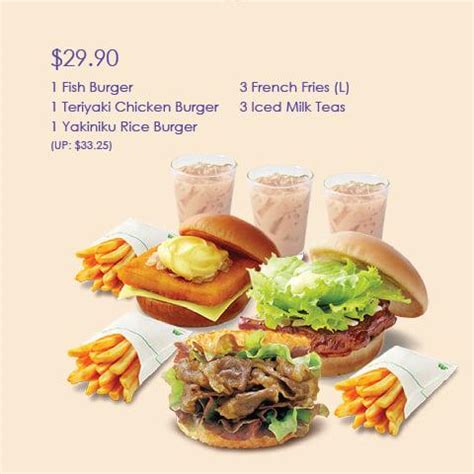 MOS Burger Delivery Combo Meal Promotion