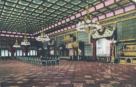 Imperial Palace (Meiji Palace) interiors, Tokyo, c. 1920. | Old ...