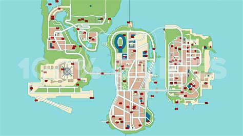 Gta Vice City Map Of Hidden Packages