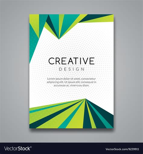 Business report design flyer template background Vector Image