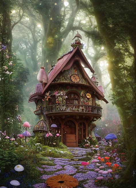 Download Fairy House, Forest, Nature. Royalty-Free Stock Illustration Image - Pixabay