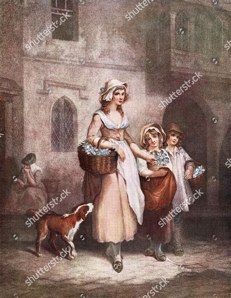 Working Class Clothing Late 18th Century Editorial Stock Photo - Stock ...