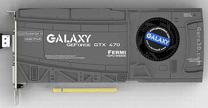 GeForce GTX 470 from Galaxy pictured