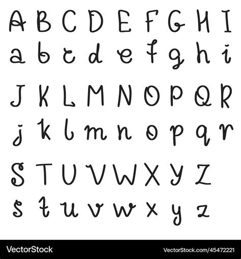 Letter Fonts Alphabet