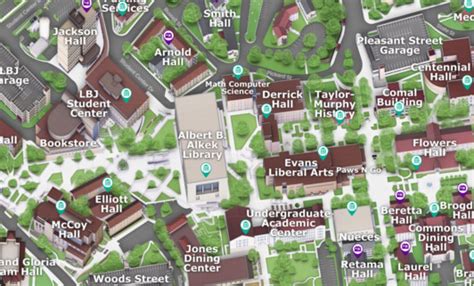 Texas State University Campus Map Pdf - United States Map